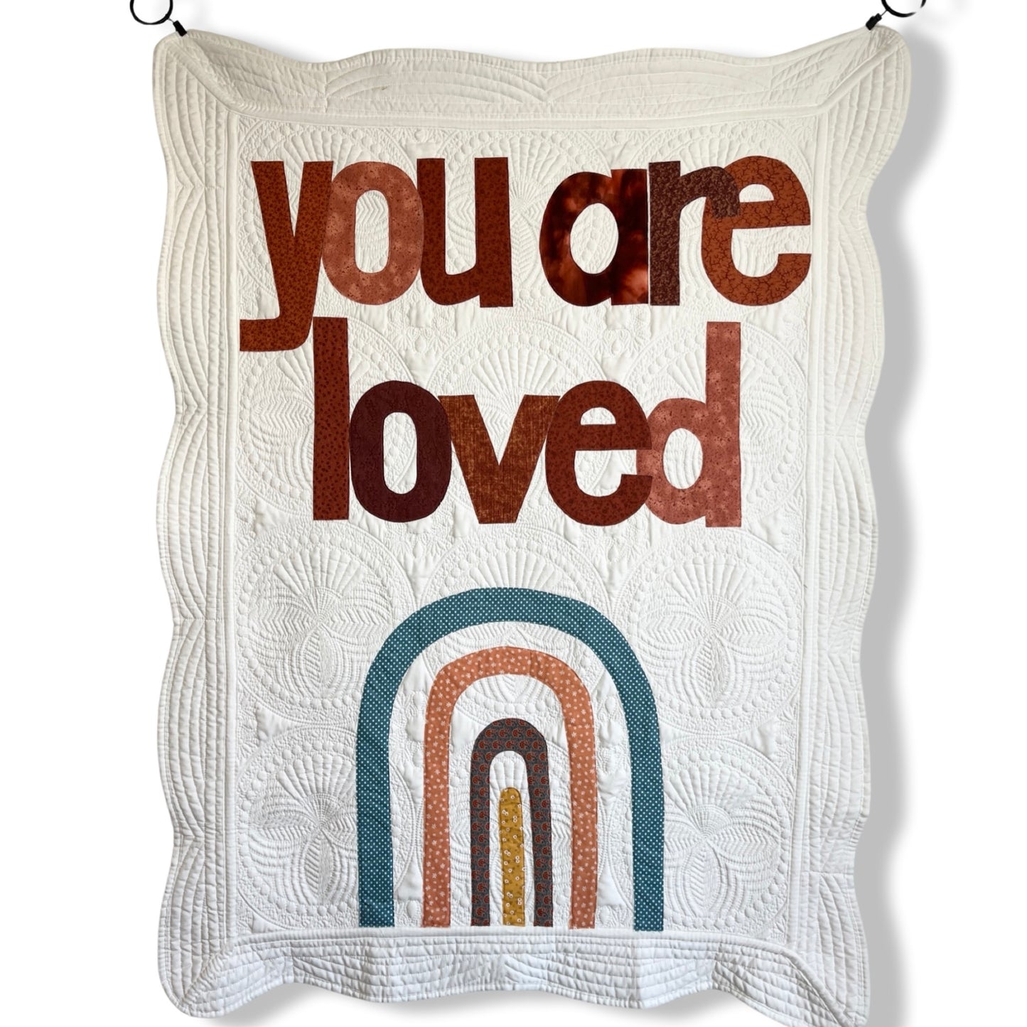 You Are Loved Personalized Baby Quilt